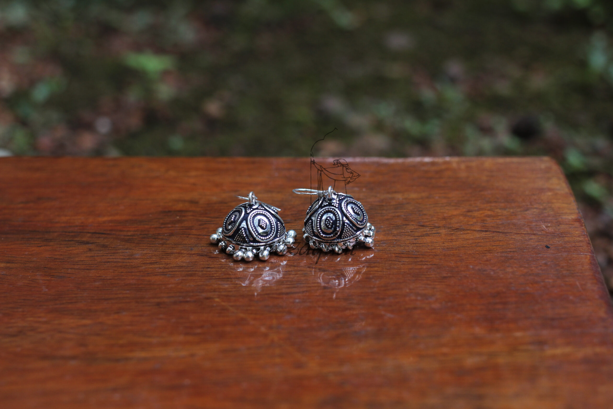 Pure silver handcrafted Jhumka  SS 2005