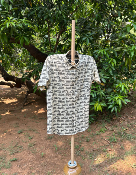 Multicolor Cotton Block Print Shirt
